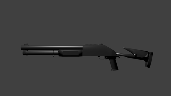 3D Graphics: Benelli M4 Shotgun