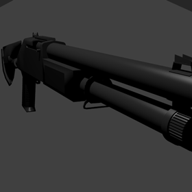 3D Graphics: Benelli M4 Shotgun