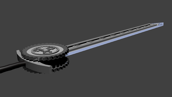 3D Graphics: Mechanical Sword